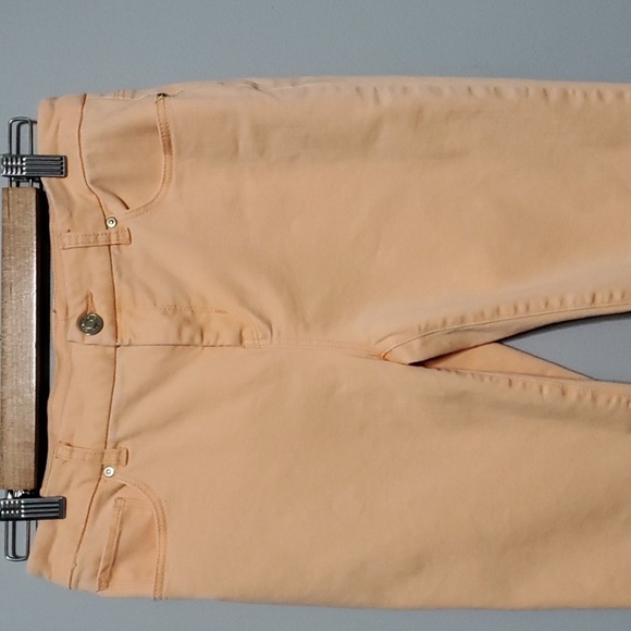 Chico's Jeans Womens Size 4 Chicos 0 Peach So Slimming Girlfriend Slim Leg Ankle - Picture 4 of 12